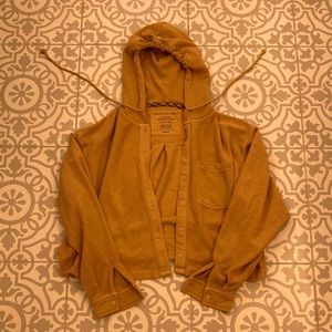 American Eagle: Hooded Cardigan - Medium